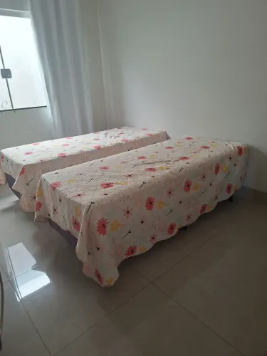 Cama solteiro box com colchão