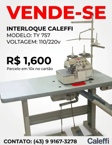 Vende-se máquinas de costura industrial