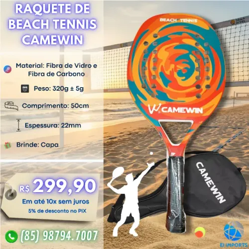 Raquete de Beach Tennis Camewin