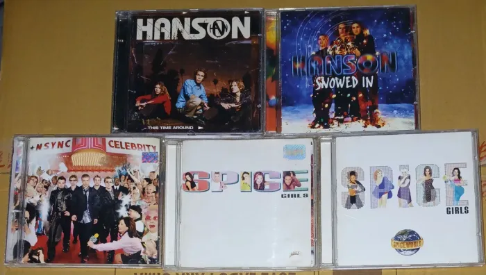 Cds Anos 90: Hanson, Nsync e Spice Girls