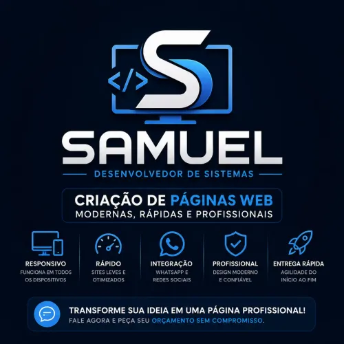     Faço Sites Modernos para Empresas e Lojas