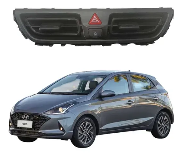 Difusor Ar Condicionado Central Hyundai Hb20 2020 A 2023