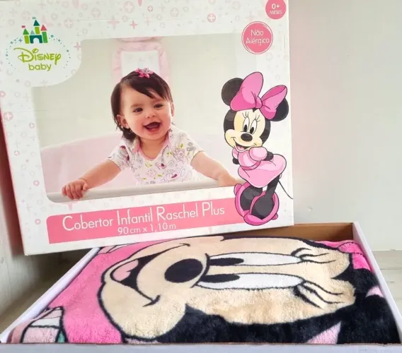 Cobertor Infantil Minnie
