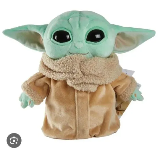 Boneco pelúcia baby yoda