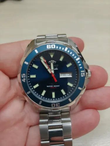 Orient Três Estrelas Diver 469SS078NH D1SX Azul Automático