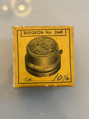 Bergeon 2640 - suporte de mecanismo Bergeon 10 1/2