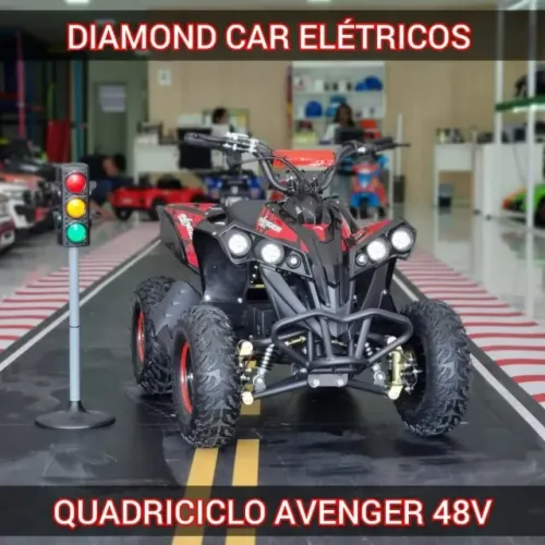 Quadriciclo Elétrico Infantil - Quadriciclo Avenger 48V