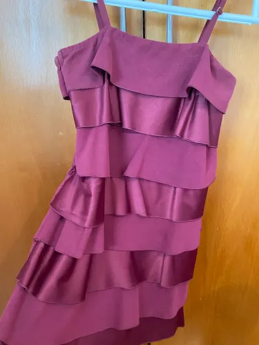Vestido Feminino Vinho Tamanho M