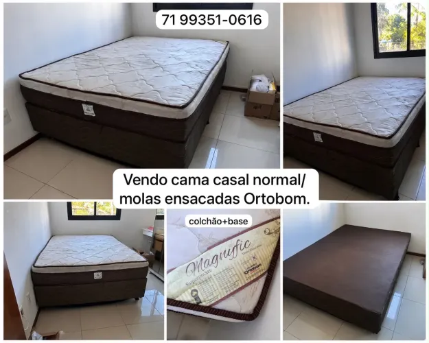 Cama+Colchão Ortobom