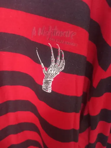 Camisa Freddy Krueger Halloween malha manga longa