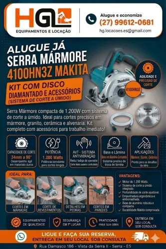 Serra Mármore 4100NH3 Makita