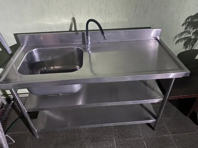 Bancada inox Cuba pia