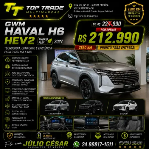 GWM Haval H6 HEV2 (híbrido) 2026