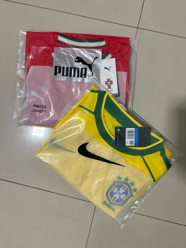 Kit camisas 1.1 Brasil e Portugal - M