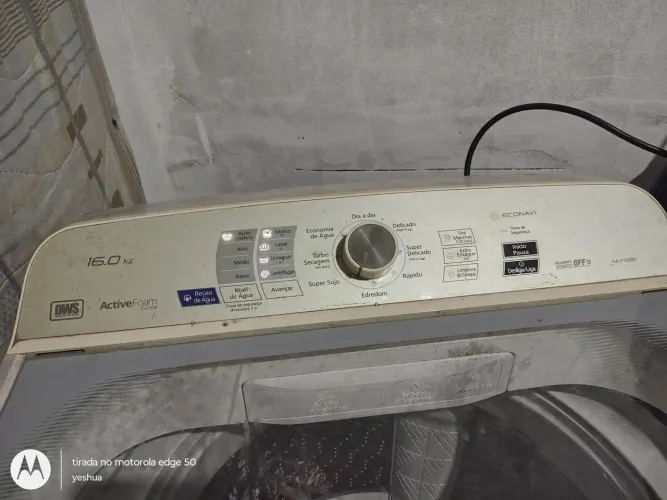 Máquina de lavar e centrifugar,16kg funcionando perfeitamente *