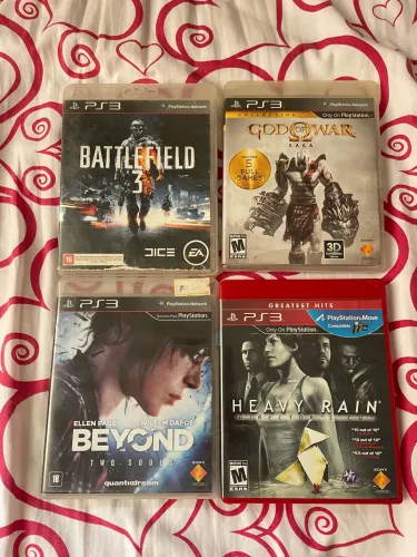 6 Jogos de PS3 usados