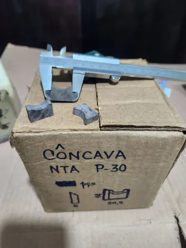Pastilha de metal duro P30 nova