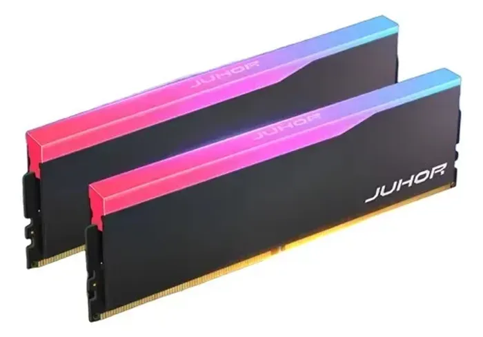 Memória Ram Juhor Ddr5 32gb (2x16gb) Rgb 6000mhz CL38 (Lacrada)