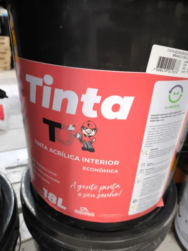 Tinta Acrílica de Qualidade 18L R$184,90un Pix 