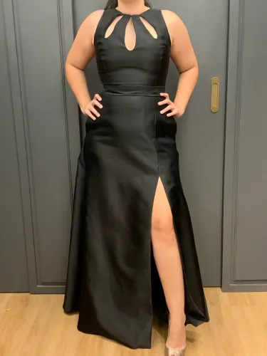 Vestido longo preto 
