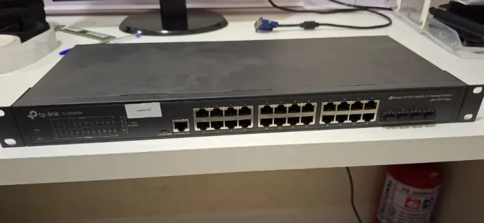 Switch Gerenciável TP-Link JetStream TL-SG3428 24 Portas Gigabit + 4 SFP