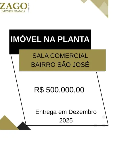 Sala comercial na planta Bairro São José por R$ 450.000,00