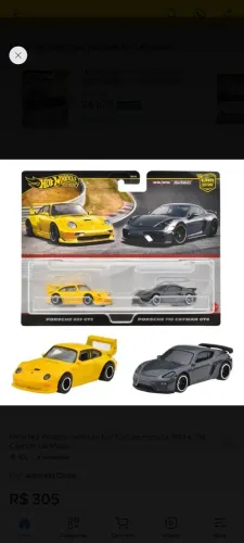 Hotwheels Premium Porsche 993 GT2 e Porsche 718 Cayman GT4