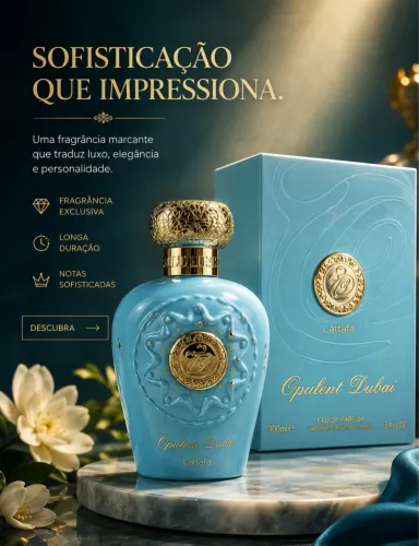 Perfume Árabe Opulent Dubai Blue