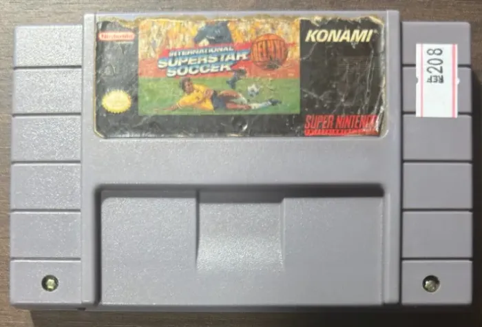 International Superstar Soccer Deluxe Original SNES Super Nintendo 208