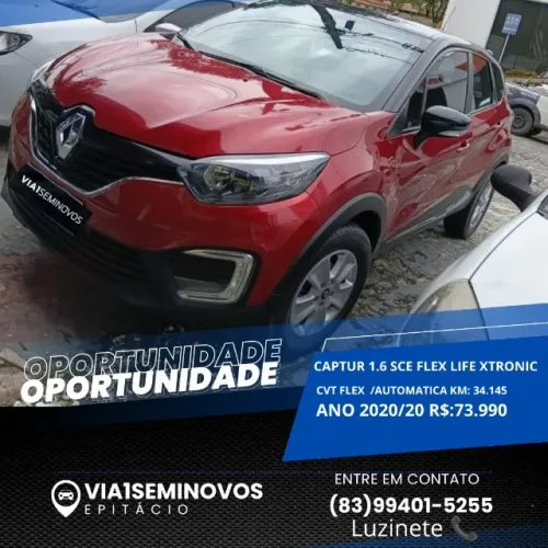 Renault Captur Life 1.6 16V Flex 5P Aut. 2021