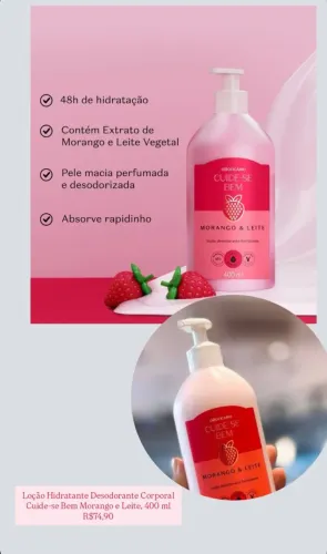 Loção hidratante (PROMOÇÃO)