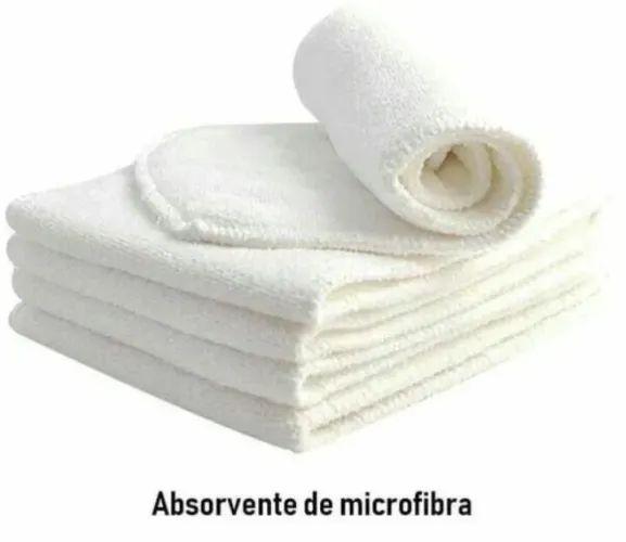 Absorvente de microfibra para fraldas ecológicas