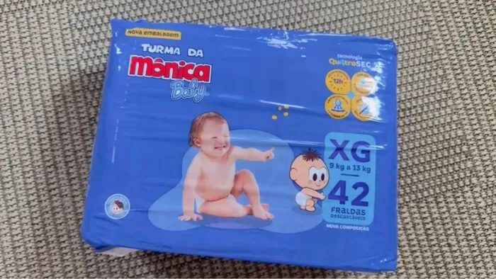 Fralda Turma da Mônica XG (Novas/Revenda)
