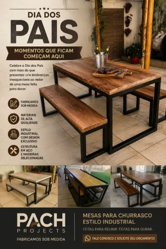 Mesa de churrasco