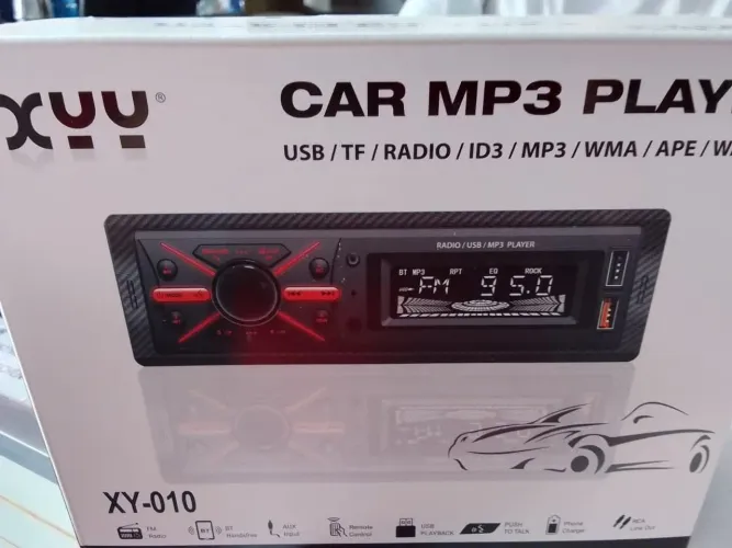 Som automotivo Bluetooth USB