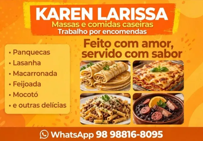 Trabalho com amor e dedicação
