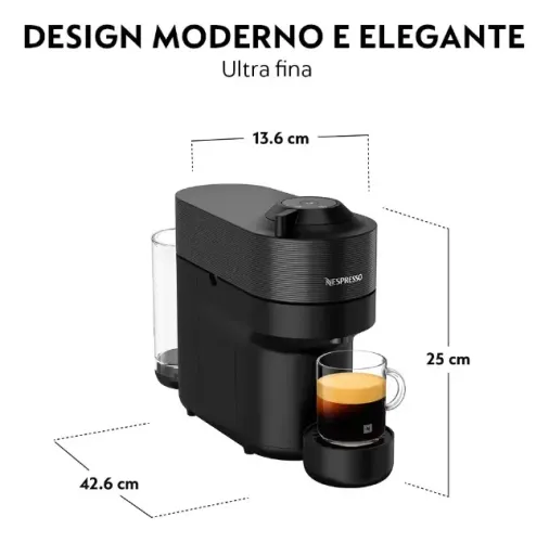 Cafeteira Nespresso Vertuo Pop Preto Clássico