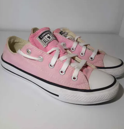 Tênis converse All Star infantil rosa 31 