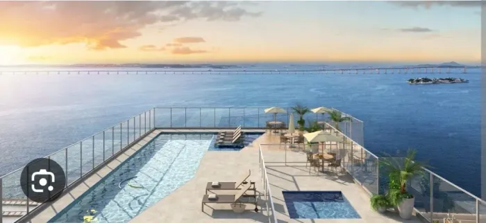 ? STUDIO À VENDA | ORLA MAUÁ | VISTA PARA A BAÍA DE GUANABARA | Oportunidade Airbnb