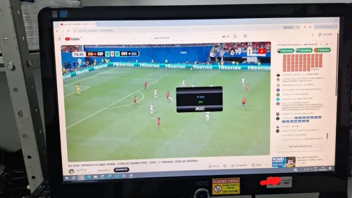 Lote 32 Monitores Dell, HP, Samsung, LG e AOC - Desmobilização de Empresa