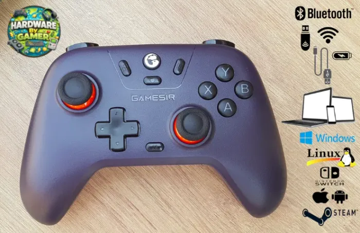 Controle Gamer GameSir T4 Nova Lite Sem Fio PC Steam Switch Smartphones [CAIXA LACRADA]