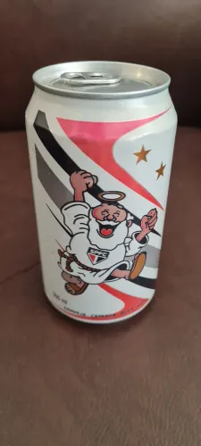 Latinha de cerveja fechada do São Paulo ano 1996