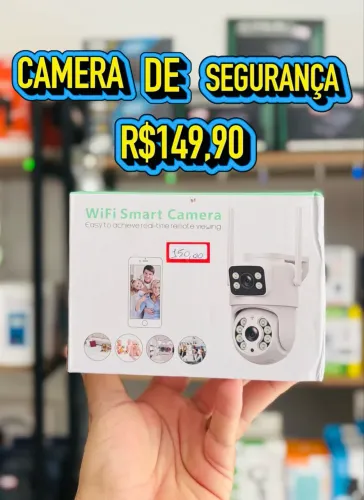 Câmera com lente dupla 