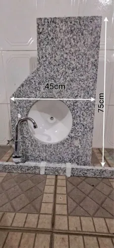 Bancada de banheiro completa