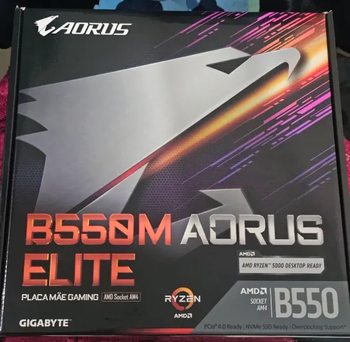 Placa Mãe B550m Aoros Elite 