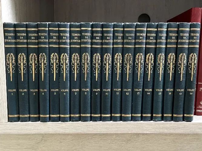 Coleção Completa O Tesouro da Juventude (18 Vols) - Edição Histórica de 1957