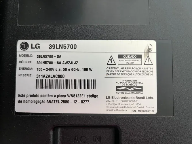 TV LG 39 POLEGADAS 