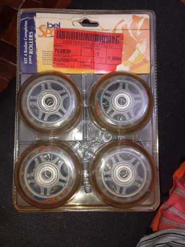 Kit 4 rodas para patins in line