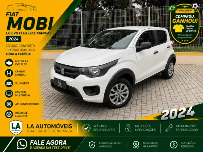 Fiat Mobi Like 1.0 Fire Flex 5P. 2024