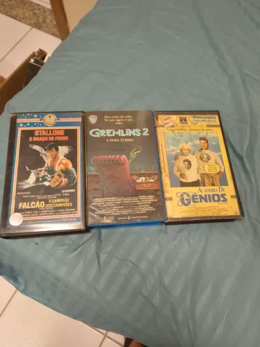 VHS Falcão Gremlins 2 Academia de gênios 